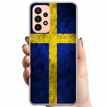Samsung Galaxy A23 5g Tpu Mobilskal Sverige Flagga