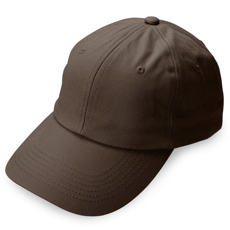 Waykins | Gorra de algodón lisa marrón para hombres - Gorras para hombre