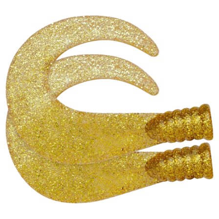 SvartZonker Big Tail (2-pack) - Guldglitter