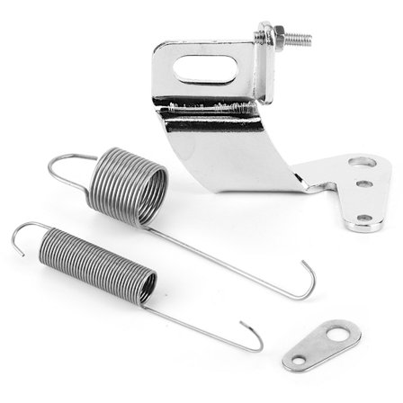 Bilkarburator gasspjældskabelbeslag med dobbelt returfjeder sæt rustfri ståldele