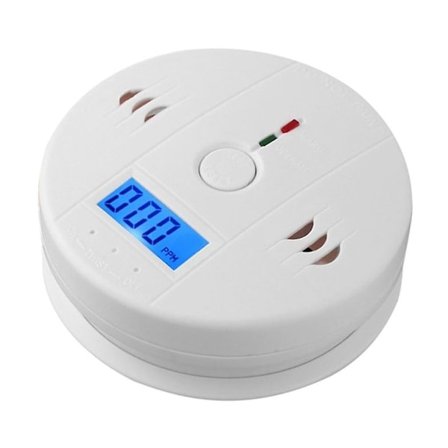 Kolmonoxidlarm CO Rökdetektor Gasvarningsdetektor Röstvarning (FMY)