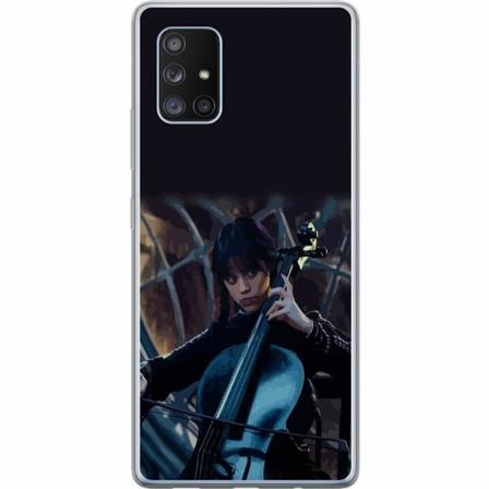Samsung Galaxy A71 5g Genomskinligt Skal Wednesday Addams