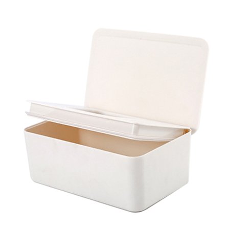 Wet Tissue Box Desktop Seal Baby Wipes Pappersdispenser Servettförvaringshållare Lock