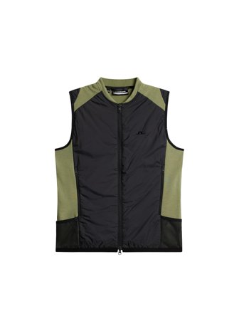J.Lindeberg - Sanaa Hybrid Vest - Grön - Kvinna - XS