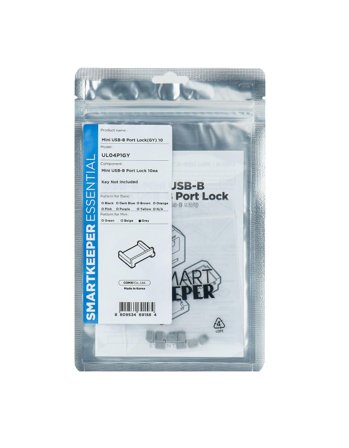 Smartkeeper Port Blocker Usb Type-B Grey