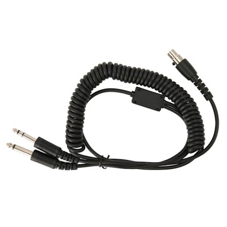 Mini XLR 5 Pin Plugg til Dobbel GA Plugger Headsett Adapterkabel for David Clark Avcomm ASA Dobbel GA PJ055 PJ068 Jack