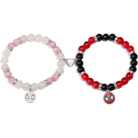 Edderkop Venskabsarmbånd Matchende Armbånd til Par Bedste Venner Bff, Matchende Edderkop Kitty Armbånd Halloween Jul Fødselsdag Smykker Gaver