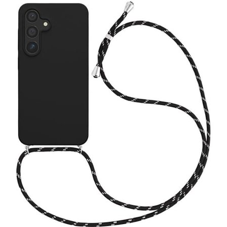 Skyddsskal - BOOLING - Samsung Galaxy S24 Plus - Flexibelt - Svart - Elastisk snodd