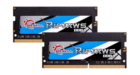 G.SKILL Ripjaws - DDR4 - sett - 32 GB: 2 x 16 GB - SO DIMM 260-pin - 3200 MHz / PC4-25600 - ikke-bufret