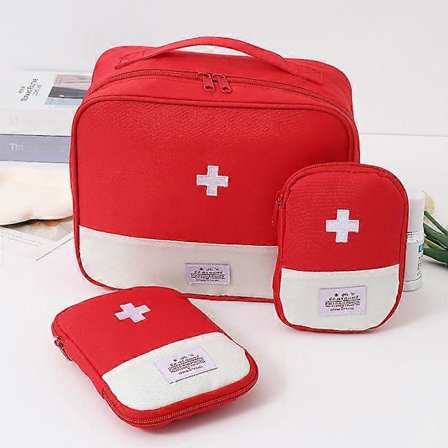 Oppbevaringspose for medisin Mini tom førstehjelpspose for nødsituasjoner