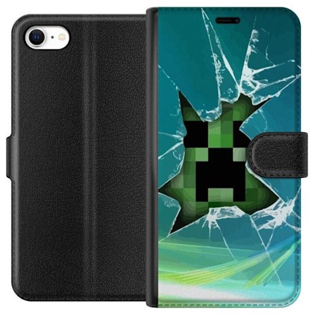 Kompatibel Tegnebogsetui til Apple Apple iPhone 6s MineCraft