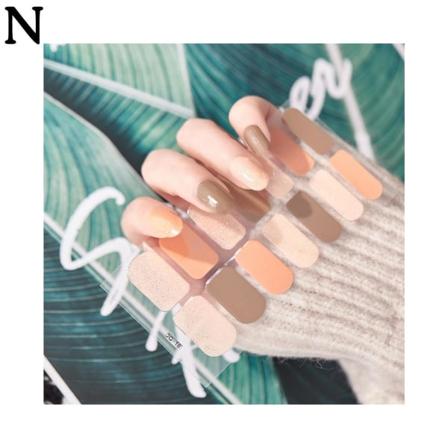 Nail Wraps Art Stickers Självhäftande cover tips DIY Fake DQ16 1pcs