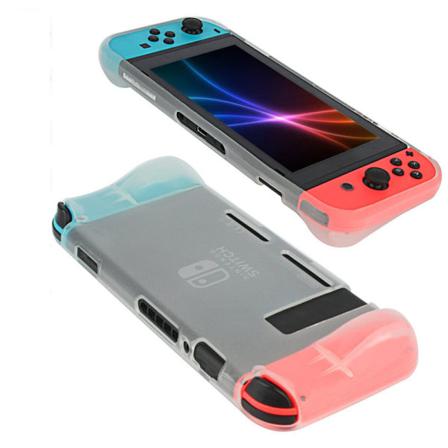 TG Iskunvaimennus Kestävä TPU Kotelo Nintendo Switchille Vaaleanpunainen