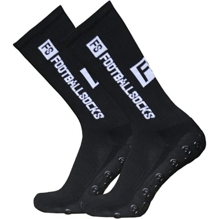 2 par utomhus sport löparstrumpor elastiska strumpor sport fotbollsstrumpor halkfria strumpeband grepp svart