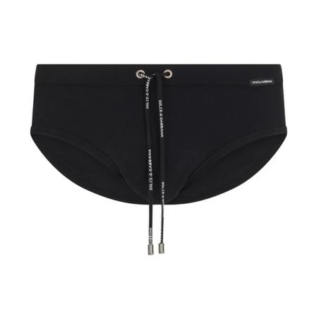 Dolce & Gabbana, Beachwear Czarny, Mężczyzna, Rozmiar: S