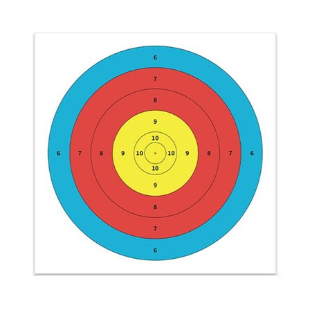Archery Targets Paper Bue Arrow Targets Target Practice Paper