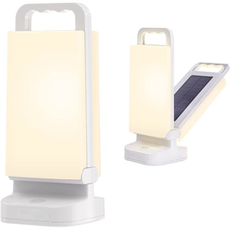 Genopladelig Camping Solarlampe, Bærbar Lysstyrke Justerbar
