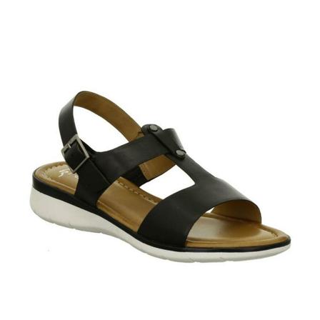 ara Flat Sandaler svart, Dam, Dam, Storlek: 39 EU