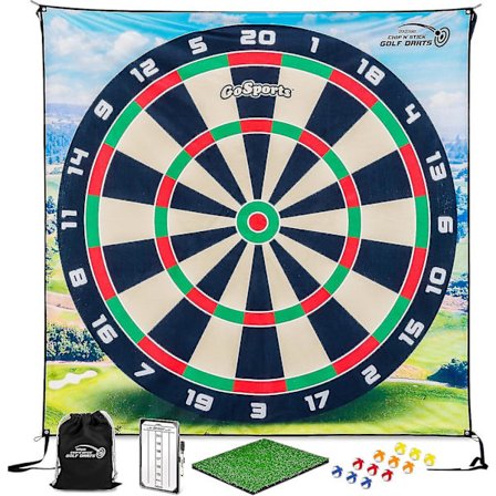 Chip N' Stick -golfpelit Chip N' Stick -golfpalloilla - Jättikokoiset maalitaulut Chipping Matilla - Valitse Classic tai Darts180*180cm