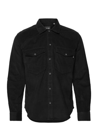 Onsandy Ls Relaxed Cord Shirt Skjorta Casual Svart ONLY & SONS