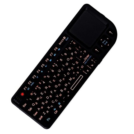 2,4G trådlöst Touch TV-tangentbord med enkel mediakontroll och inbyggd pekplatta