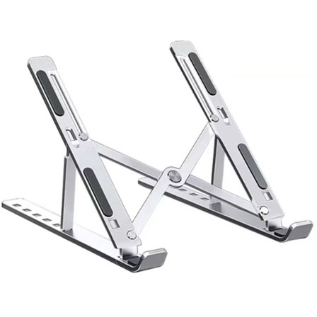 ING Todelt Laptop Stand - Justerbar og Foldbar - Laptop- og Tabletstand i Aluminium