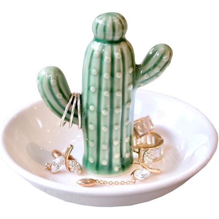 Ringholder Ringskål Smykkeholder Ringe Armbånd Øreringe Pyntebakke til Kvinder Piger Fødselsdagsgave