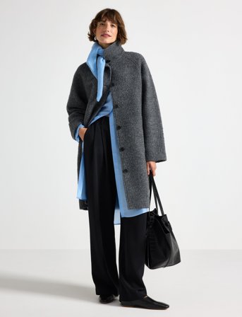 Lindex Coat Nora - Grey - M