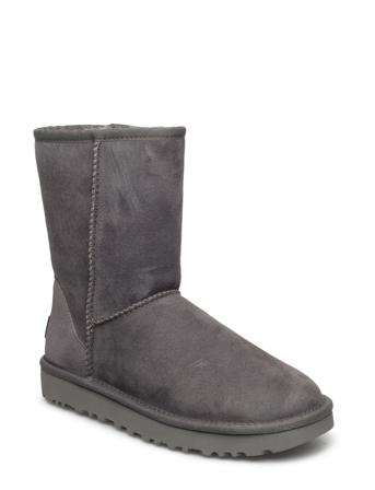 W Classic Short Ii Shoes Boots Ankle Boots Ankle Boot - Flat Grå UGG