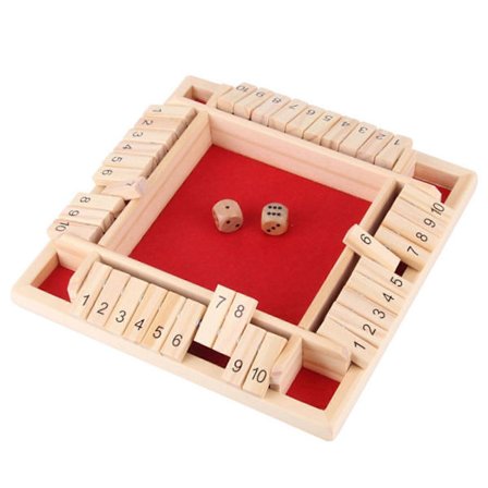 Shut The Box Spel Kul Förbättra Matematiska Färdigheter Spel Leksak för Familjesammankomst
