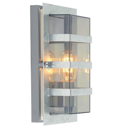 Norlys Boden 862 Väggarmatur E27, 46W, IP54, klar Galvaniserad, Belysning