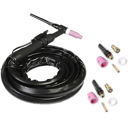 Wp17 150a Tig Svejselampe 1m Komplet Fleksibelt Hoved Luftkøling M Forbrugsstoffer