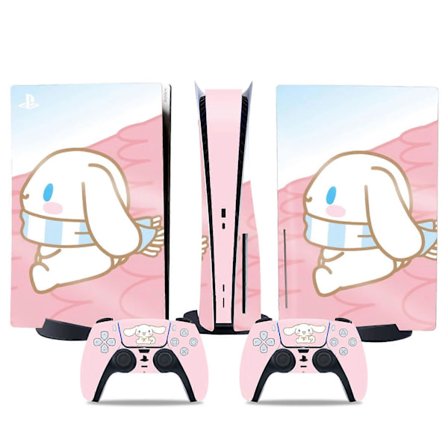 PS5 optisk drivenhet klistermärke, cool PS5 skin, handkontroll, för PS5-konsol och handkontroll, bedårande klistermärke, söt skin, tecknad anime