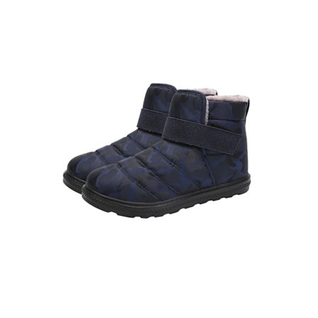 1 par blå kamouflagesnöstövlar 38