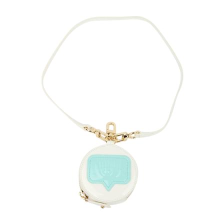Chiara Ferragni Collection Pung Hvid, Dame Punge og Kortholder, Størrelse: ONE Size
