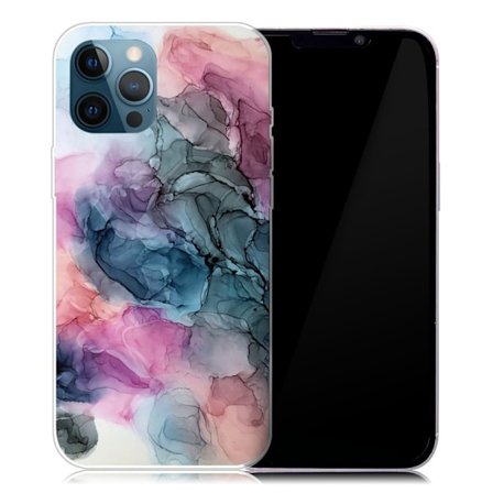 Marmormotiv iPhone 13 Pro Max skal - Osmos Av Rosa Och Grönt