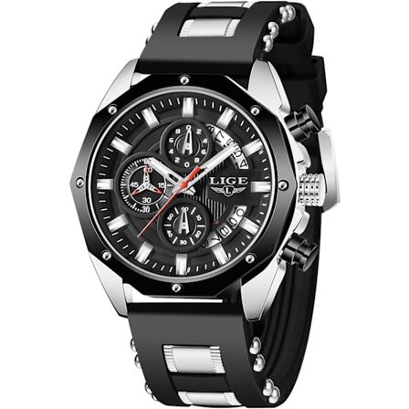 Herrarmbandsur Mode Kronograf Rostfritt Stål Vattentätt Analog