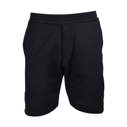 Alexander McQueen, Logo Shorts Zwart, Heren, Maat:S