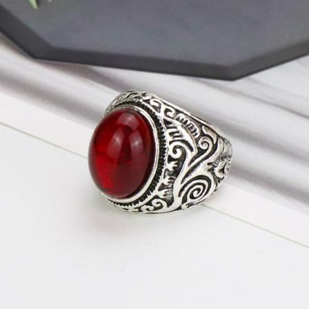 Party Ring Silver Färg Rock Style Smycken Accessaries
