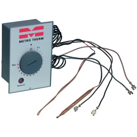 Metro Therm 1754609999 Termostatboks med overtemperatursikring og lampe, Varme