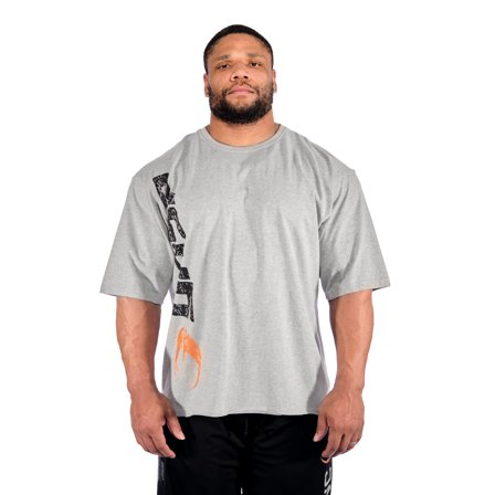 Gasp Iron Tee, Greymelange/Black, Treningsklær & Sko, Treningsklær Herre, T-skjorte