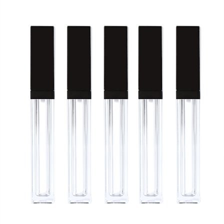Ny plastik 5 ml tom lipgloss flaske tube øjenvipper vækst olie beholder (5 stk)