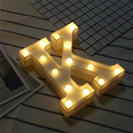 LED 26 bokstav tall lys Ampersand symbol kjærlighet hjerte lys opp skilt lampe for kjærlighet bryllup hjem fest ferie bar dekorasjon