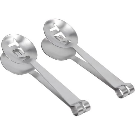 3pcs Stainless Steel Tea Bag Tongs Tea Bag Squeezer Tool Kitchen Tea Accessory 12cm