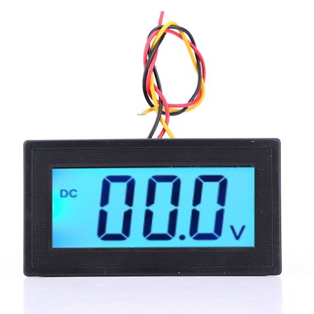 YB5135DB LCD Digital Display 3-leder Spændingsmåler Monitor Voltmeter