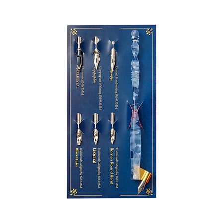Retro Manga Kalligrafi Dip Pen Holder med 6 Nibs for skrift Skiching Kunst Tegning Maleverktøy