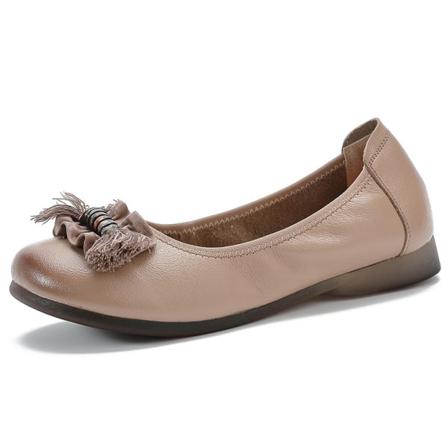 Flat Loafers För Kvinnor Med Rund Tå
