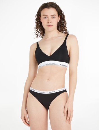 Calvin Klein Lght Lined Triangle (Maternity) - Black - S