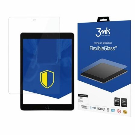3MK iPad 10.2" 8/9 Gen Hybrid Glas Skærmbeskytter FlexibleGlass - Klar