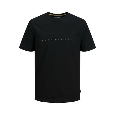 Jack & Jones Short sleeve T-shirt jjfont , Zwart , Heren , Maat: S